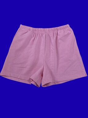 Wishlist Pink Elastic-Waist Athletic Shorts